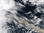Satellitenbild Vulkan Eyjafjallajökull