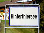 Ortstafel - Hinterthiersee