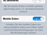 iPhone 4S - Datenübertragung 3G deaktivieren