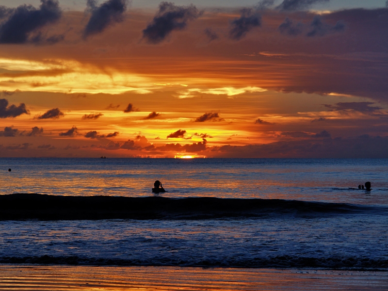 Sonnenuntergang Kuta, Bali - Indonesien